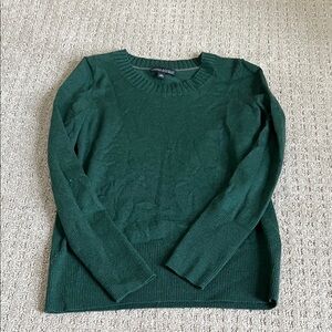 Banana Republic Forest Green Crew Neck Sweater